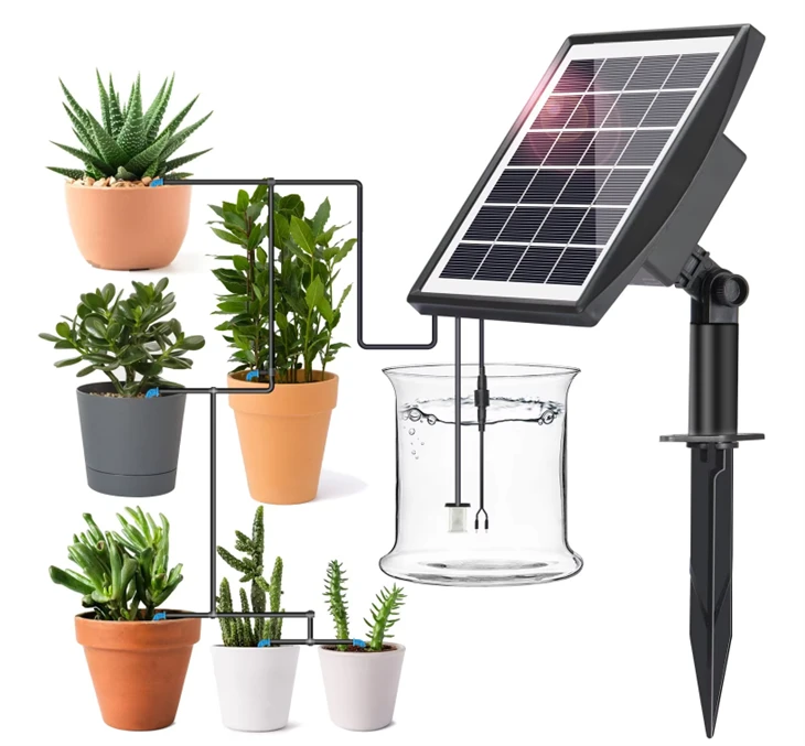 Päikeseenergia aia kastmissüsteem